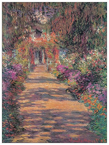 ArtPlaza AS10267 UNE Allée Du Jardin De, Giverny-(Monet), Holz, Bunt, 60 x 1.8 x 80 cm von ArtPlaza