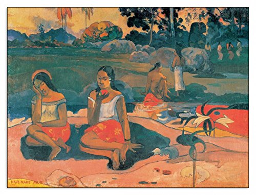 ArtPlaza AS10297 Nave Moe-(Gauguin), Holz, Bunt, 80 x 1.8 x 60 cm von ArtPlaza