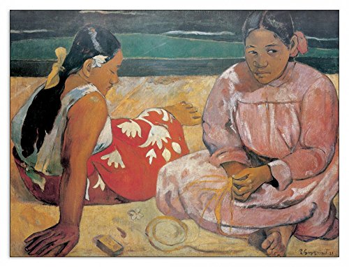 ArtPlaza AS10298 Tahiti Fammes-(Gauguin), Holz, Bunt, 80 x 1.8 x 60 cm von ArtPlaza