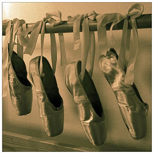 ArtPlaza Art Studio-Dance Shoes, Dekorative Paneele, Holz, Mehrfarbig, 30 x 1.8 x 30 cm von ArtPlaza