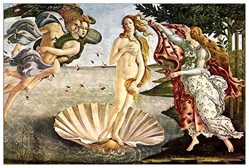 ArtPlaza Botticelli Sandro-Birth of Venus, Dekorative Paneele, Holz, Mehrfarbig, 90 x 1.8 x 60 cm von ArtPlaza