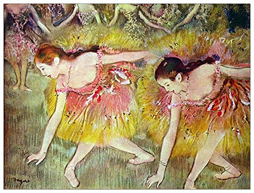 ArtPlaza Degas Edgar-Ballet Dancers, Dekorative Paneele, Holz, Mehrfarbig, 80 x 1.8 x 60 cm von ArtPlaza
