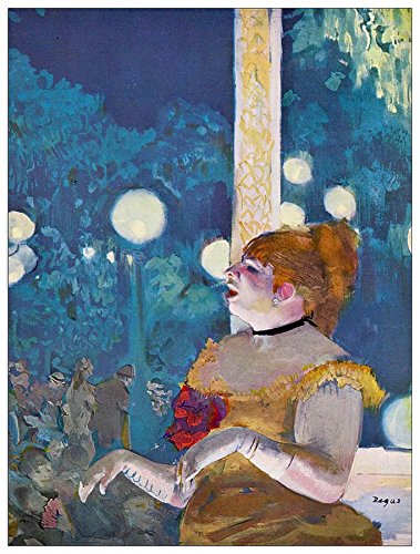 ArtPlaza Degas Edgar-In Concert Cafe, Dekorative Paneele, Holz, Mehrfarbig, 60 x 1.8 x 80 cm von ArtPlaza