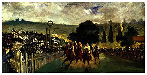 ArtPlaza Manet Èdouard - Race at Longchamp, Dekorative Paneele, Holz, Mehrfarbig, 140 x 1.8 x 70 cm ArtPlaza Manet Èdouard - Race at Longchamp, Dekorative Paneele, Holz, Mehrfarbig, 140 x 1.8 x 70 cm von ArtPlaza
