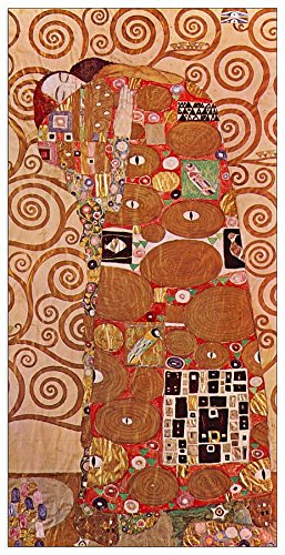 ArtPlaza Klimt Gustav-Embrace, Dekorative Paneele, Holz, Mehrfarbig, 50 x 1.8 x 100 cm von ArtPlaza