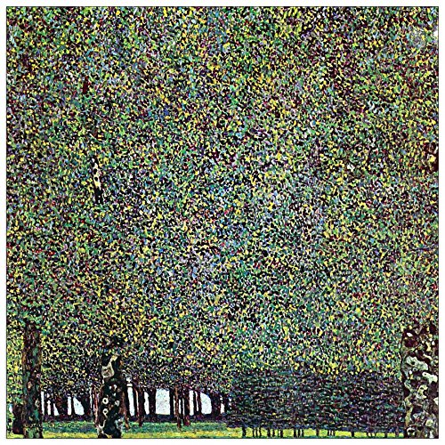 ArtPlaza Klimt Gustav-The Park, Dekorative Paneele, Holz, Mehrfarbig, 100 x 1.8 x 100 cm von ArtPlaza
