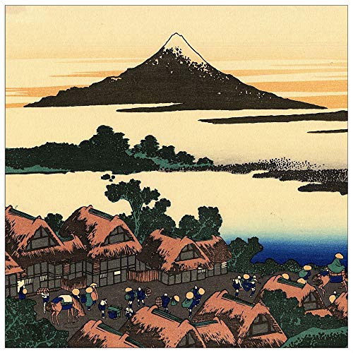 ArtPlaza TW90041 Hokusai Katsushika - Dawn at Isawa in the Kai province Dekorative Paneele, Holz MDF, Multifarbiert, 50x50 Cm von ArtPlaza