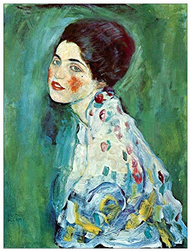 ArtPlaza TW90407 Klimt Gustav - Portrait of a Lady Dekorative Paneele, Holz MDF, Multifarbiert, 60x80 Cm von ArtPlaza
