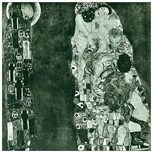 ArtPlaza TW90526 Klimt Gustav - Death and Life (Former State) Dekorative Paneele, Holz MDF, Multifarbiert, 30x30 Cm von ArtPlaza