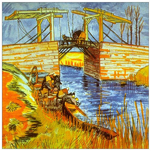 ArtPlaza TW90717 Van Gogh Vincent - Langlois Dekorative Paneele, Holz MDF, Multifarbiert, 50x50 Cm von ArtPlaza