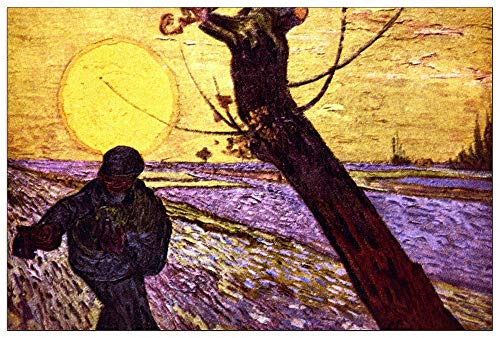 ArtPlaza TW90722 Van Gogh Vincent - Le Semeur Dekorative Paneele, Holz MDF, Multifarbiert, 90x60 Cm von ArtPlaza