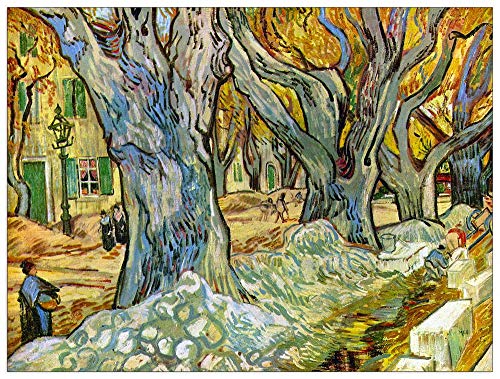 ArtPlaza TW90840 Van Gogh Vincent - Roadman Dekorative Paneele, Holz MDF, Multifarbiert, 80x60 Cm von ArtPlaza