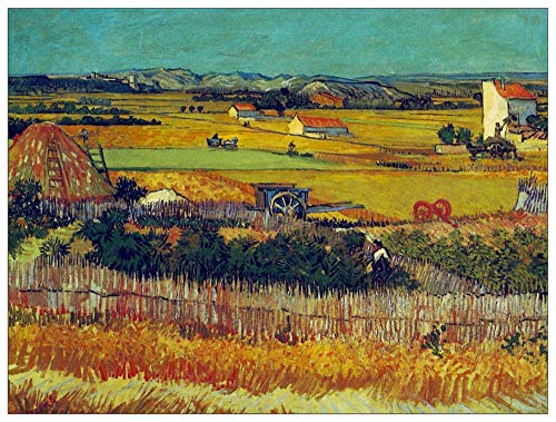 ArtPlaza TW90928 Van Gogh Vincent - The Harvest, Arles Dekorative Paneele, Holz MDF, Multifarbiert, 80x60 Cm ArtPlaza TW90928 Van Gogh Vincent - The Harvest, Arles Dekorative Paneele, Holz MDF, Multifarbiert, 80x60 Cm von ArtPlaza
