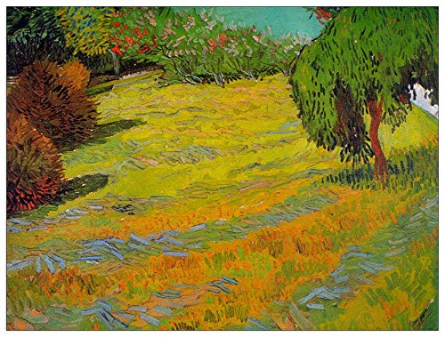 ArtPlaza Van Gogh Vincent-Sunny Lawn, Dekorative Paneele, Holz, Mehrfarbig, 120 x 1.8 x 90 cm von ArtPlaza
