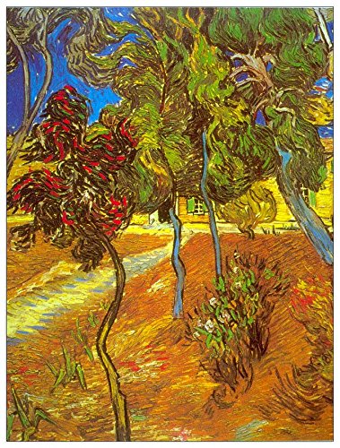 ArtPlaza Bäume Van Gogh Vincent-Trees, Dekorative Paneele, Holz, Mehrfarbig, 60 x 1.8 x 80 cm von ArtPlaza