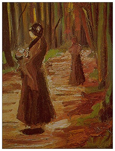 ArtPlaza Van Gogh Vincent-Two Women, Dekorative Paneele, Holz, Mehrfarbig, 60 x 1.8 x 80 cm von ArtPlaza