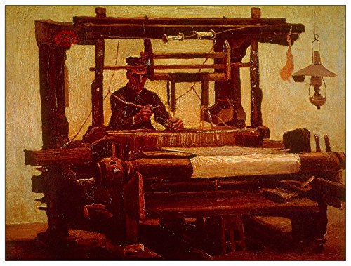 ArtPlaza Van Gogh Vincent-Weaver, Dekorative Paneele, Holz, Mehrfarbig, 80 x 1.8 x 60 cm von ArtPlaza