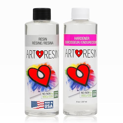 ArtResin Epoxy Resin – High-Gloss Clear Coat for Artwork - 474 ml (237 ml Resin + 237 ml Härter) von ArtResin