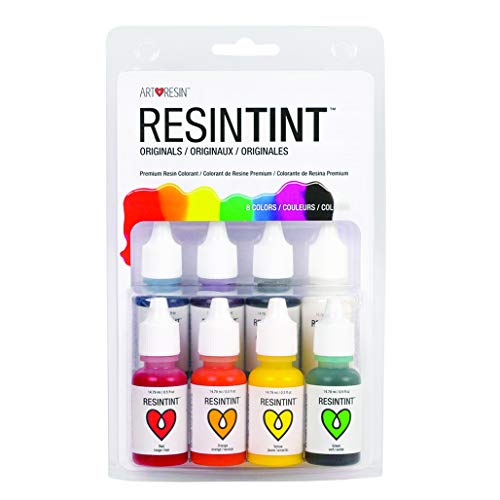 ArtResin ResinTint – Flüssigpigmente, ungiftig, nicht brennbar, Originale, 8 Stück ArtResin ResinTint – Flüssigpigmente, ungiftig, nicht brennbar, Originale, 8 Stück von ArtResin
