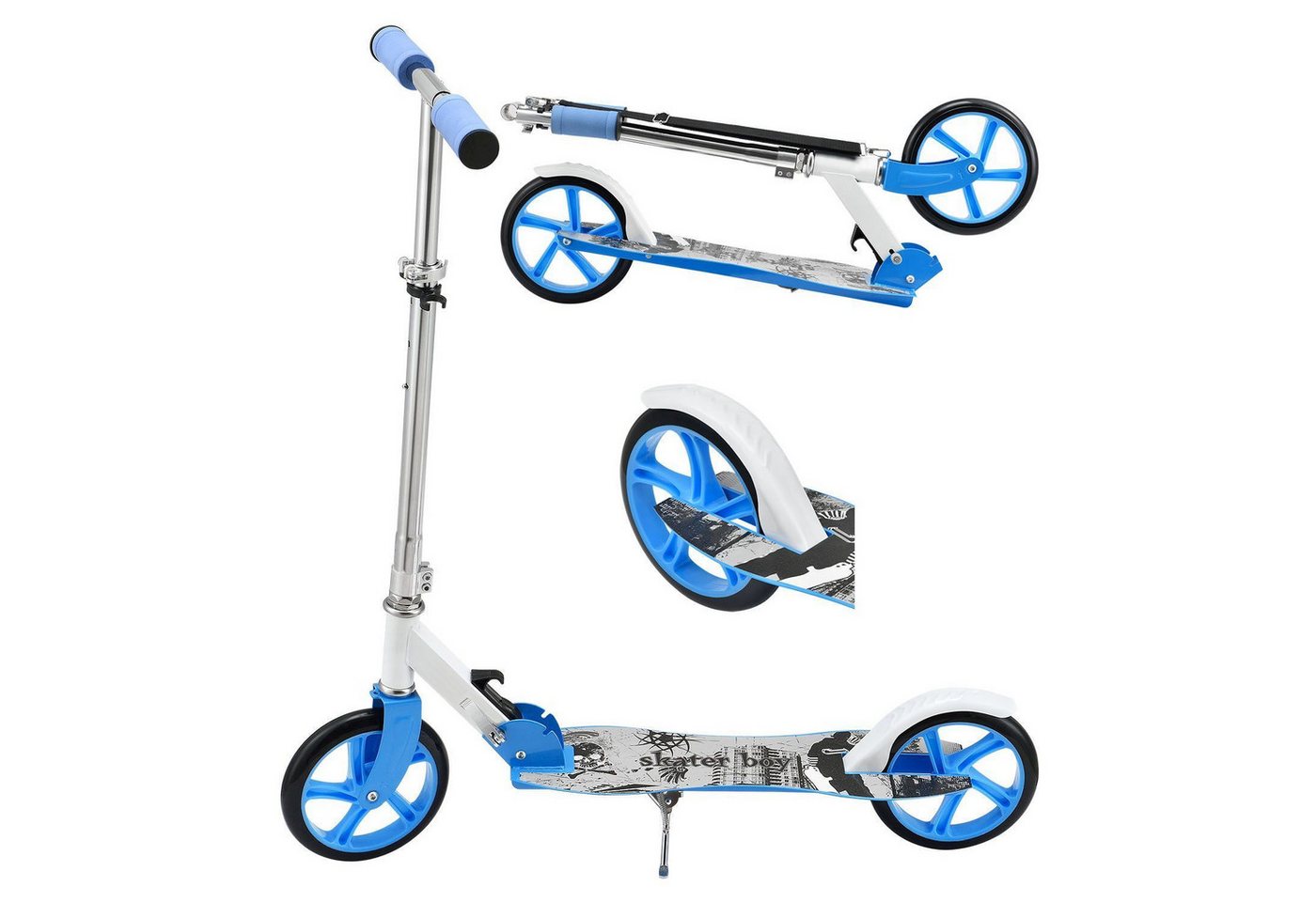 ArtSport Cityroller Skaterboy, mit XXL Rädern, Fußständer, Hinterradreibungsbremse ArtSport Cityroller Skaterboy, mit XXL Rädern, Fußständer, Hinterradreibungsbremse von ArtSport