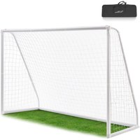 Artsport - Fußballtor – Fußballtor mit Klicksystem für Garten in Weiß – Stabiles Fußball-Tor inklusive Netz & Tragetasche – 300 x 200 cm Artsport - Fußballtor – Fußballtor mit Klicksystem für Garten in Weiß – Stabiles Fußball-Tor inklusive Netz & Tragetasche – 300 x 200 cm von ArtSport