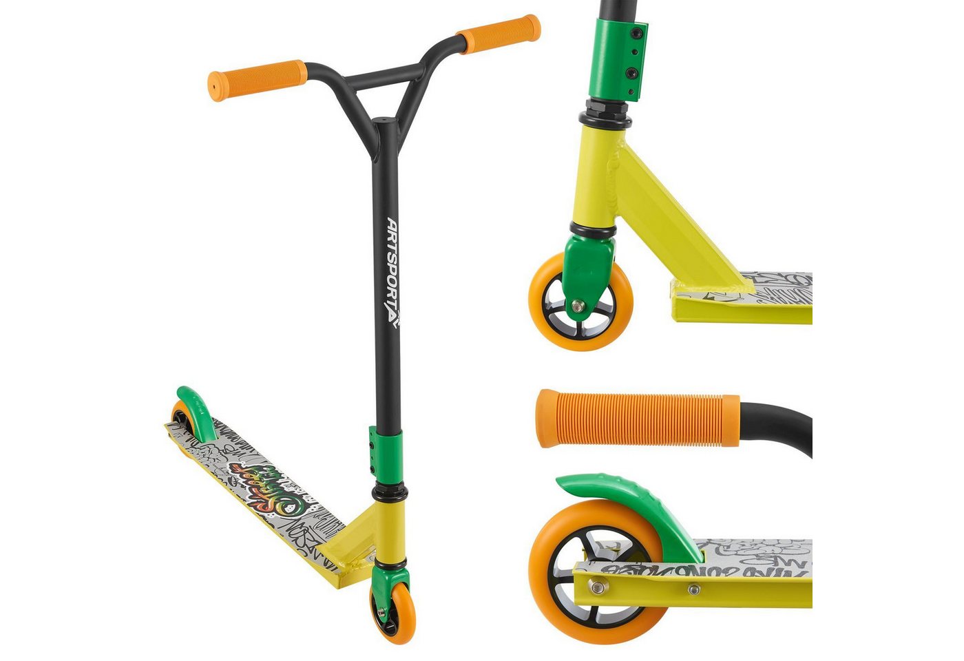 ArtSport Stuntscooter Street Life, Alu Core, 360°-Lenker mit TPR-Grips, stabil und leicht ArtSport Stuntscooter Street Life, Alu Core, 360°-Lenker mit TPR-Grips, stabil und leicht von ArtSport