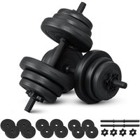 Artsport - 2er Hantelset - Kurzhantel Set mit 2 Kurzhanteln, Hantelscheiben und Sternverschlüsse Krafttraining - Kurzhantelset 12 Gewichte 20kg Artsport - 2er Hantelset - Kurzhantel Set mit 2 Kurzhanteln, Hantelscheiben und Sternverschlüsse Krafttraining - Kurzhantelset 12 Gewichte 20kg von ArtSport