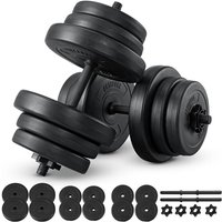 Artsport - 2er Hantelset - Kurzhantel Set mit 2 Kurzhanteln, Hantelscheiben und Sternverschlüsse Krafttraining - Kurzhantelset 12 Gewichte 40kg Artsport - 2er Hantelset - Kurzhantel Set mit 2 Kurzhanteln, Hantelscheiben und Sternverschlüsse Krafttraining - Kurzhantelset 12 Gewichte 40kg von ArtSport