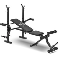 Artsport - Multifunktion Hantelbank ProfiGym1000 klappbar & 4-fach verstellbar - Langhantelablage, Beincurler & Butterfly, Trainingsbank Schrägbank Artsport - Multifunktion Hantelbank ProfiGym1000 klappbar & 4-fach verstellbar - Langhantelablage, Beincurler & Butterfly, Trainingsbank Schrägbank von ArtSport