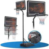 Outdoor Basketballkorb mit Ständer & Rollen – höhenverstellbar 255 - 305 cm Korbanlage Erwachsene Kinder Basketballanlage Basketballständer - Artsport von ArtSport