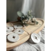 stern Ornament/Christbaumschmuck Aus Keramik stern Ornament/Christbaumschmuck Aus Keramik von ArtStudioIzzi