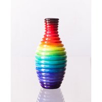 Keramikvase, Bunte Vase, Moderne Vase Handbemalte Vase. Perfekte Innendekoration . Eine Schöne Mit Harz Überzogen von ArtStudioPainting999