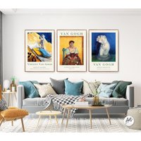 Vincent Van Gogh Galerie Wand Kunst Poster Drucke - 3Er Set von ArtTerritoryPrints