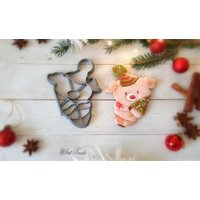Cookie-Cutter Weihnachten Schweinchen von ArtTride