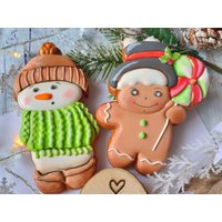 Lebkuchen Und Schneemann Ausstechform von ArtTride