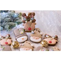 Rentierkopf, Schneemann Und Weihnachtsmann Ausstecher von ArtTride