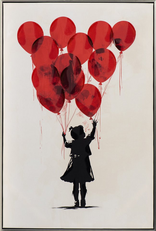 ArtUniverse Gemälde Balloon Girl 60 x 90 cm, . von ArtUniverse