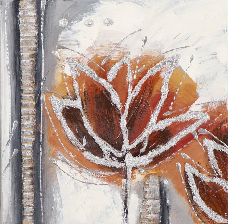 ArtUniverse Gemälde Mini Art Nature Flowers 25x25cm, Naturblüte von ArtUniverse