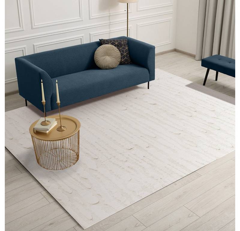 ArtUniverse Hochflor-Teppich 3D Hoch-Tief Teppich BEACH von ArtUniverse