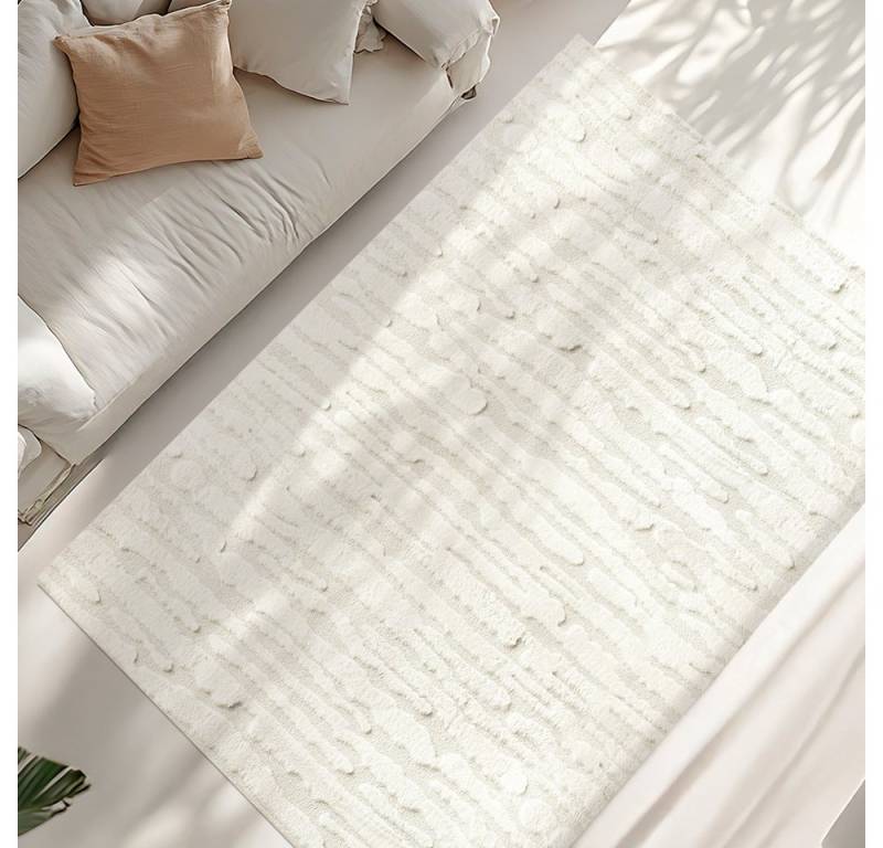 ArtUniverse Hochflor-Teppich 3D Hoch-Tief Teppich BEACH von ArtUniverse