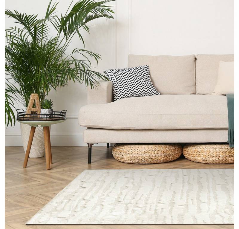 ArtUniverse Hochflor-Teppich 3D Hoch-Tief Teppich BEACH von ArtUniverse