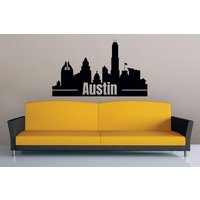 Austin Wandaufkleber, Skyline Vinyl Texas Home Decor, Tx Aufkleber, Büro Wandaufkleber Austin Wandaufkleber, Skyline Vinyl Texas Home Decor, Tx Aufkleber, Büro Wandaufkleber von ArtVinylStick