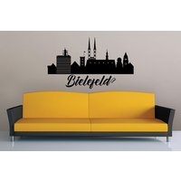 Bielefeld Skyline Stadt Silhouette Wand Vinyl Aufkleber, Kunst Deutschland Büro Aufkleber Bielefeld Skyline Stadt Silhouette Wand Vinyl Aufkleber, Kunst Deutschland Büro Aufkleber von ArtVinylStick