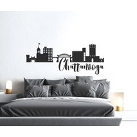 Chattanooga Wandtattoo, Wandtattoo Skyline. Tennessee Home Dekor, Schlafzimmer Skyline Aufkleber, Büro Chattanooga Wandtattoo, Wandtattoo Skyline. Tennessee Home Dekor, Schlafzimmer Skyline Aufkleber, Büro von ArtVinylStick