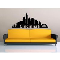 Cincinnati Wand Aufkleber Ohio City Skyline Innenaufkleber, Vinyl Wandaufkleber Ohio, Vinyl, Aufkleber, Büro Cincinnati Wand Aufkleber Ohio City Skyline Innenaufkleber, Vinyl Wandaufkleber Ohio, Vinyl, Aufkleber, Büro von ArtVinylStick