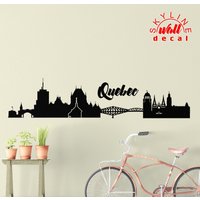 Quebec Stadt Skyline Wall Decal, Vinyl Kanada Cityscape, Interior Sticker Vinyl, Sticker, Office Decal Quebec Stadt Skyline Wall Decal, Vinyl Kanada Cityscape, Interior Sticker Vinyl, Sticker, Office Decal von ArtVinylStick