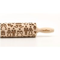 Nein. R325 Hochzeitstag - Prägung Rollnadel, Gravierte Rollnadel | Nr. 325 Nein. R325 Hochzeitstag - Prägung Rollnadel, Gravierte Rollnadel | Nr. 325 von ArtWoodenCorner