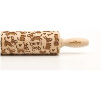 Nein. R329 I Love My Dog - Prägung Rollnadel, Gravierter Rollstift | Nr. 329 Nein. R329 I Love My Dog - Prägung Rollnadel, Gravierter Rollstift | Nr. 329 von ArtWoodenCorner