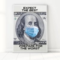 Hundred Dollar Bill Motivierende Wand Kunst Druck Poster von ArtYourWallDesigns