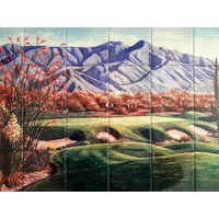 Toskana Italien Keramik Fliesen Wandbild von ArtandTile